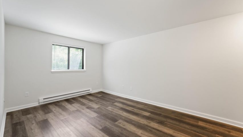 Interior view of the renovated 1-bedroom rental apartment at 255 Main St in the Village of Corinth, NY with modern finishes and comfortable living space.