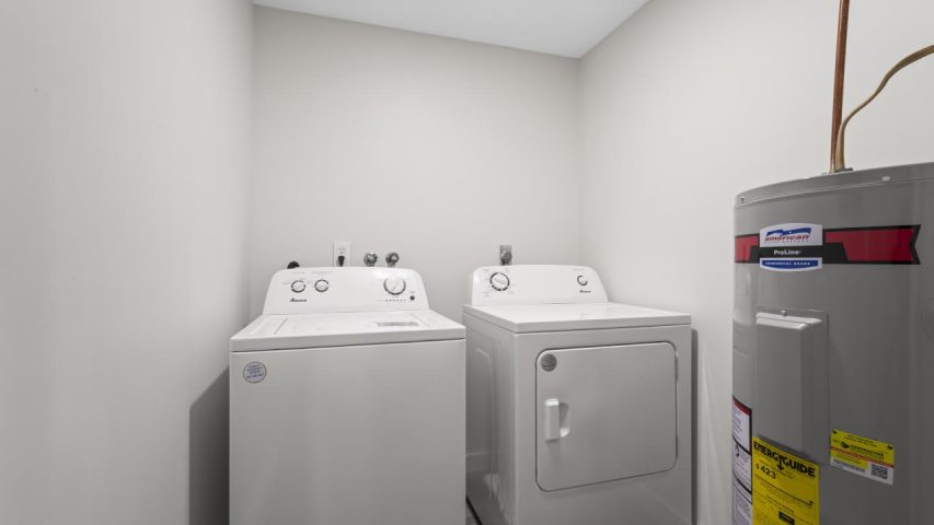 Interior view of the renovated 1-bedroom rental apartment at 255 Main St in the Village of Corinth, NY with modern finishes and comfortable living space.