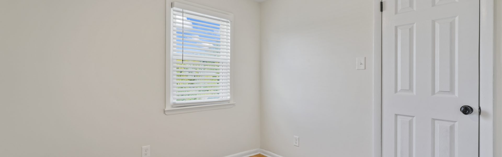 Interior view of a modern 2-bedroom plus office rental apartment at 42-44 Saratoga Ave #3W in Mechanicville, NY featuring updated finishes and a dedicated workspace.
