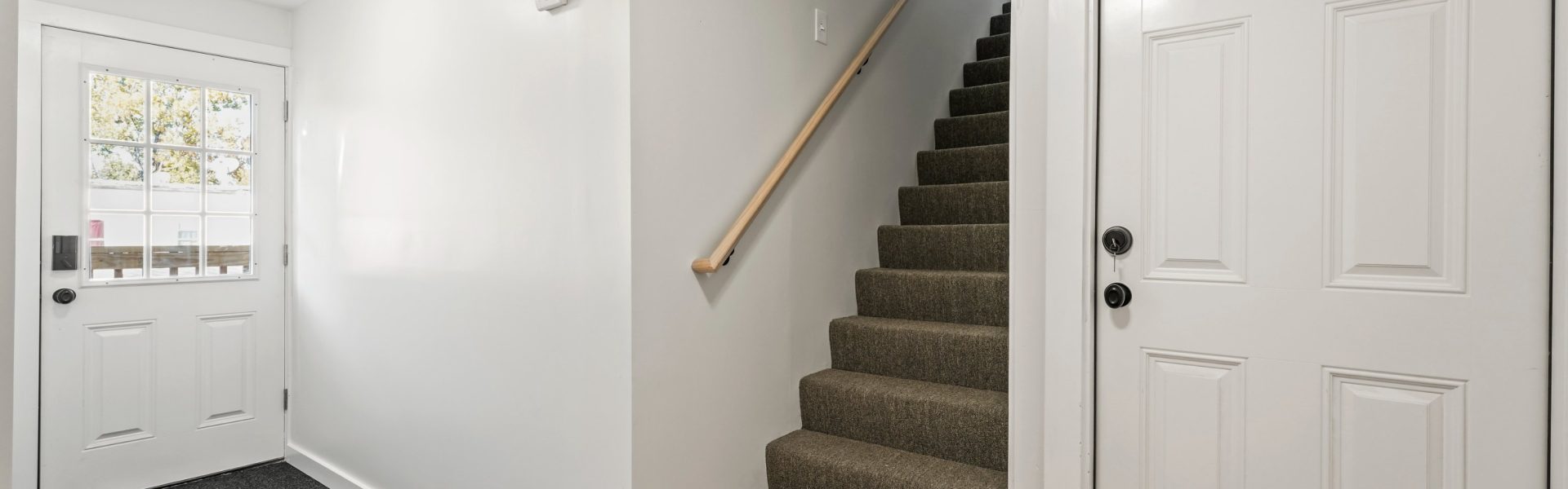 Interior view of the modern 2-bedroom rental apartment at 42-44 Saratoga Ave #2W in Mechanicville, NY featuring updated finishes and spacious living areas.