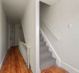 Interior view of the modern 2-bedroom rental apartment at 42-44 Saratoga Ave #2W in Mechanicville, NY featuring updated finishes and spacious living areas.