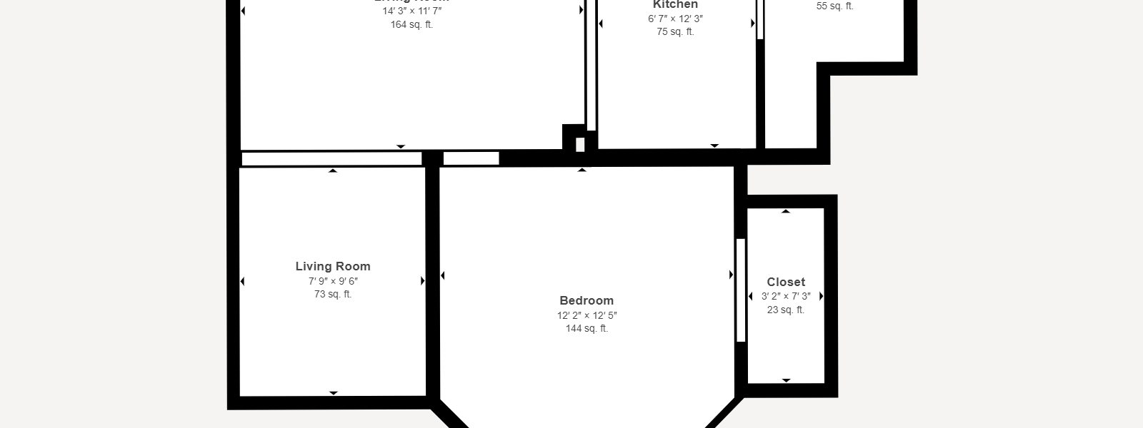 Newly renovated 1 bedroom apartment at 35 Saratoga Ave #2 in South Glens Falls, NY 12803