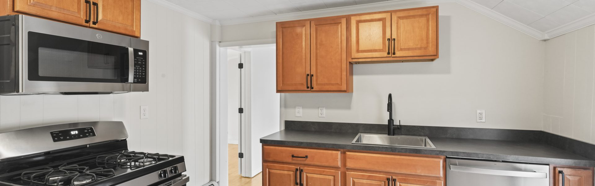 Newly renovated 1 bedroom apartment with office at 35 Saratoga Ave #5 in South Glens Falls, NY