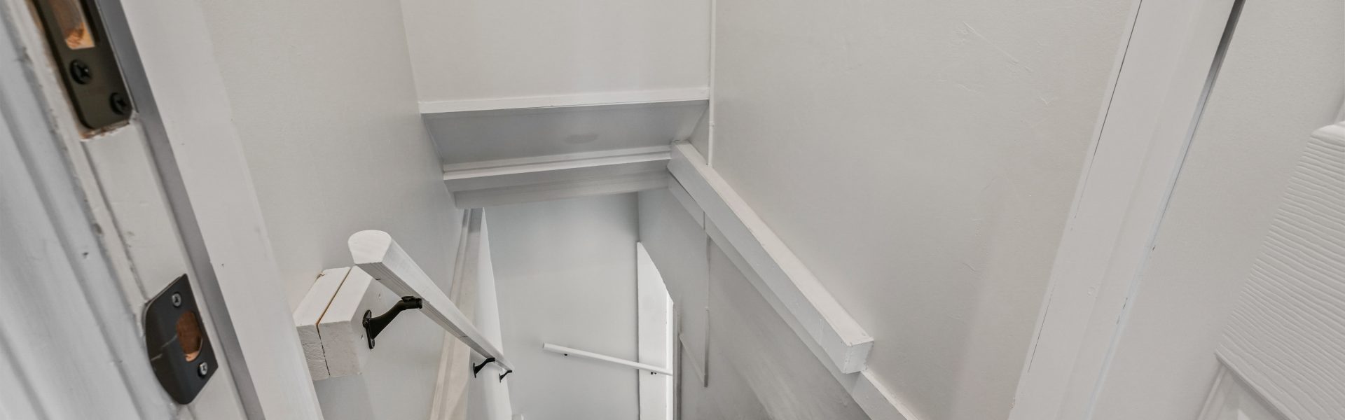 Interior view of a newly renovated 1-bedroom apartment at 35 Saratoga Ave #1 in South Glens Falls, NY, featuring modern finishes and bright natural light.