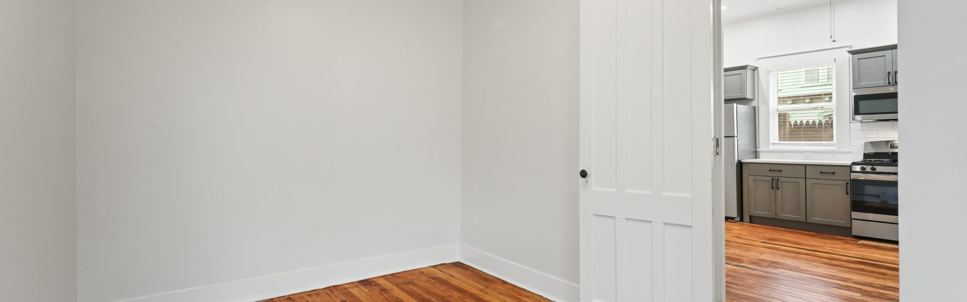 Interior view of a charming 2-bedroom apartment at 58 Lincoln Ave #1 in Saratoga Springs, NY, near downtown shops and dining.
