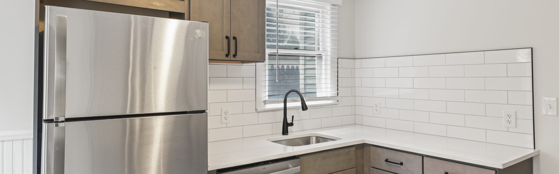 Interior view of a stylish 2-bedroom apartment at 58 Lincoln Ave #4 in Saratoga Springs, NY, featuring updated finishes near downtown.