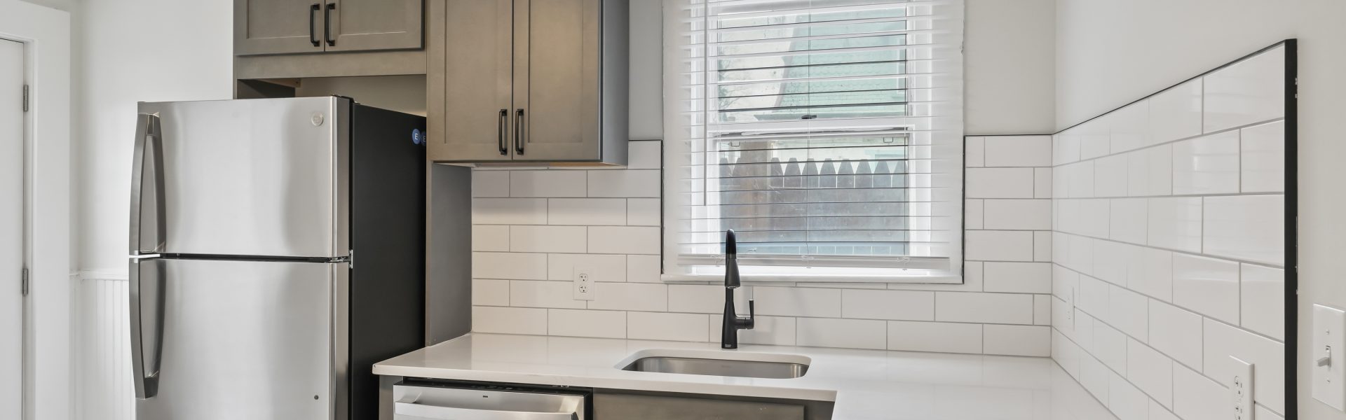 Interior view of a stylish 2-bedroom apartment at 58 Lincoln Ave #4 in Saratoga Springs, NY, featuring updated finishes near downtown.