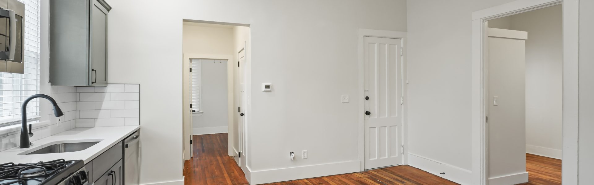 Interior view of a charming 2-bedroom apartment at 58 Lincoln Ave #1 in Saratoga Springs, NY, near downtown shops and dining.