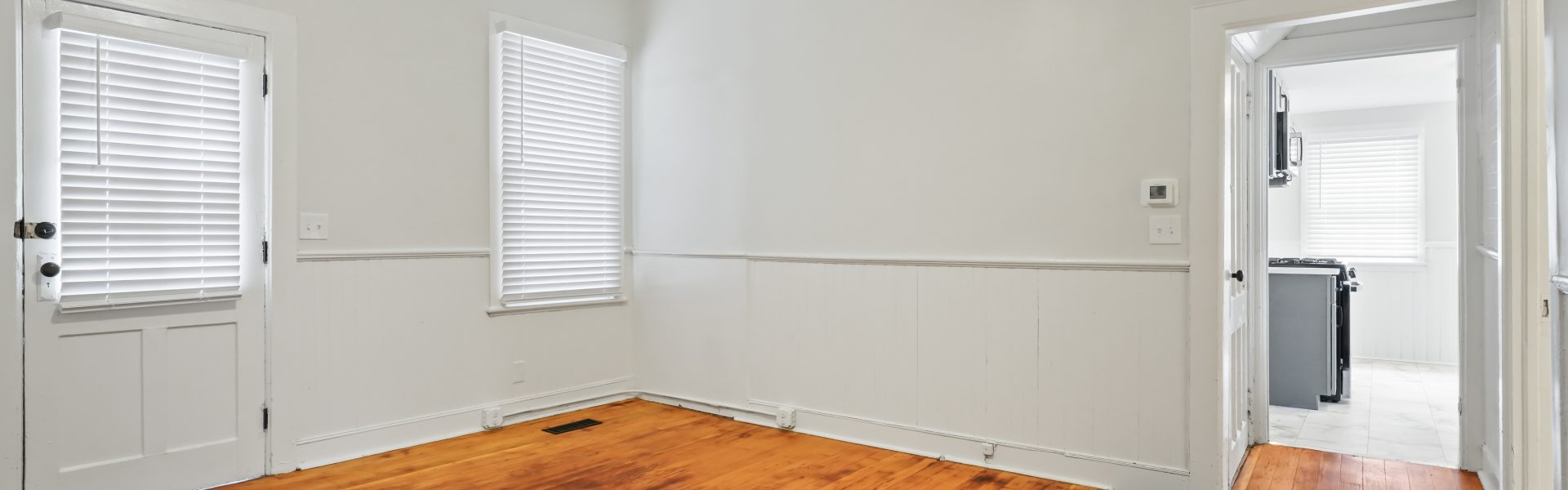 Interior view of a stylish 2-bedroom apartment at 58 Lincoln Ave #4 in Saratoga Springs, NY, featuring updated finishes near downtown.