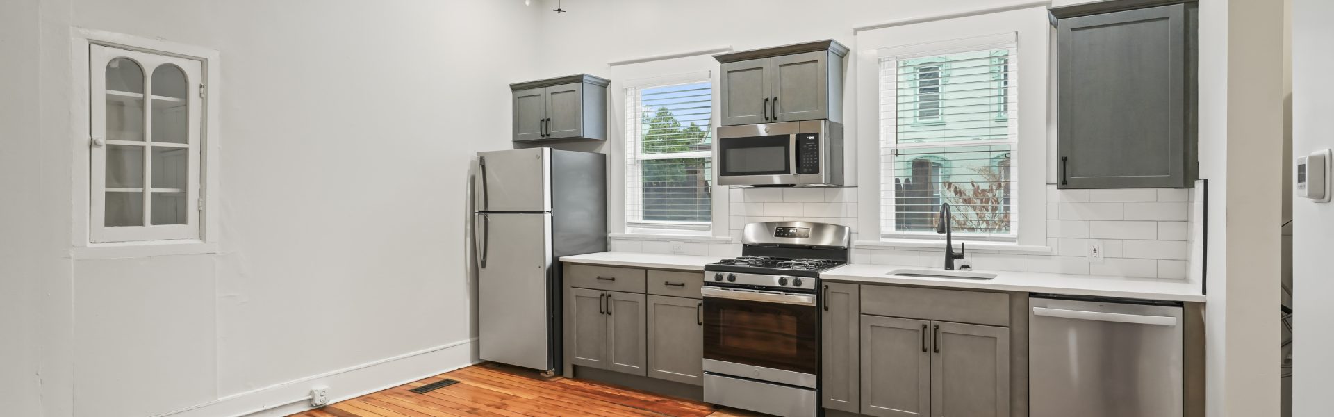 Interior view of a charming 2-bedroom apartment at 58 Lincoln Ave #1 in Saratoga Springs, NY, near downtown shops and dining.