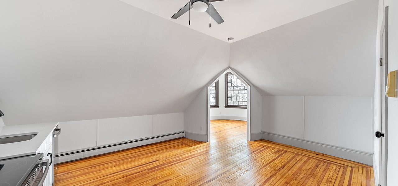 Skidmore Mansion Apartments Saratoga Springs NY with renovated interiors managed by Green Springs Property Management.